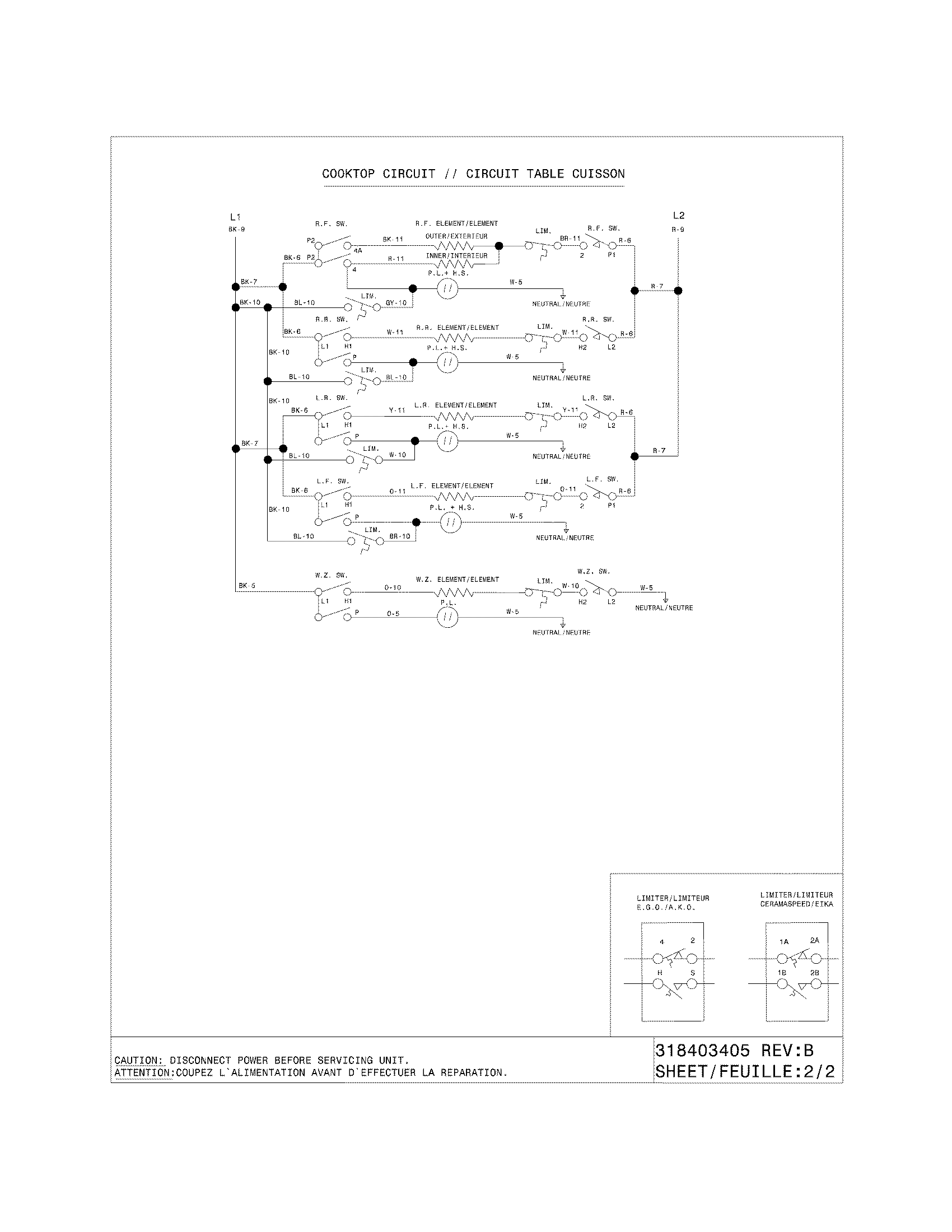 Frigidaire PGLEF375GC4 wiring diagram diagram