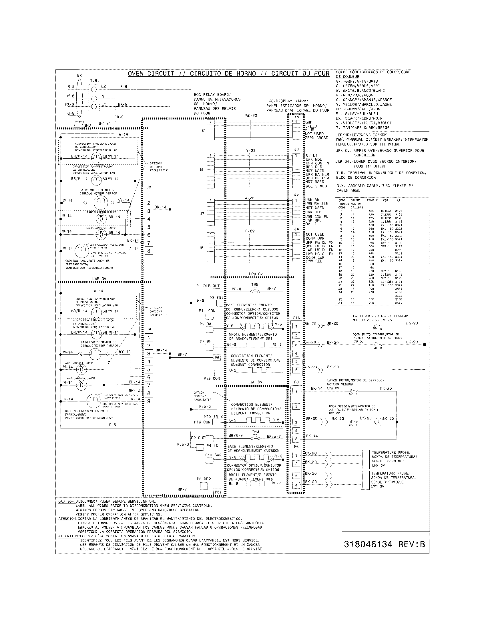 Frigidaire FGET3045KFA wiring diagram diagram