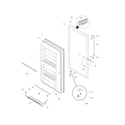 Frigidaire FFU14F7HWF door diagram