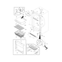 Frigidaire FFU14F7HWF cabinet diagram