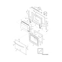 Frigidaire FGEW2745KWA door diagram
