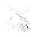 Frigidaire GCEQ2170KS0 controls/top panel diagram