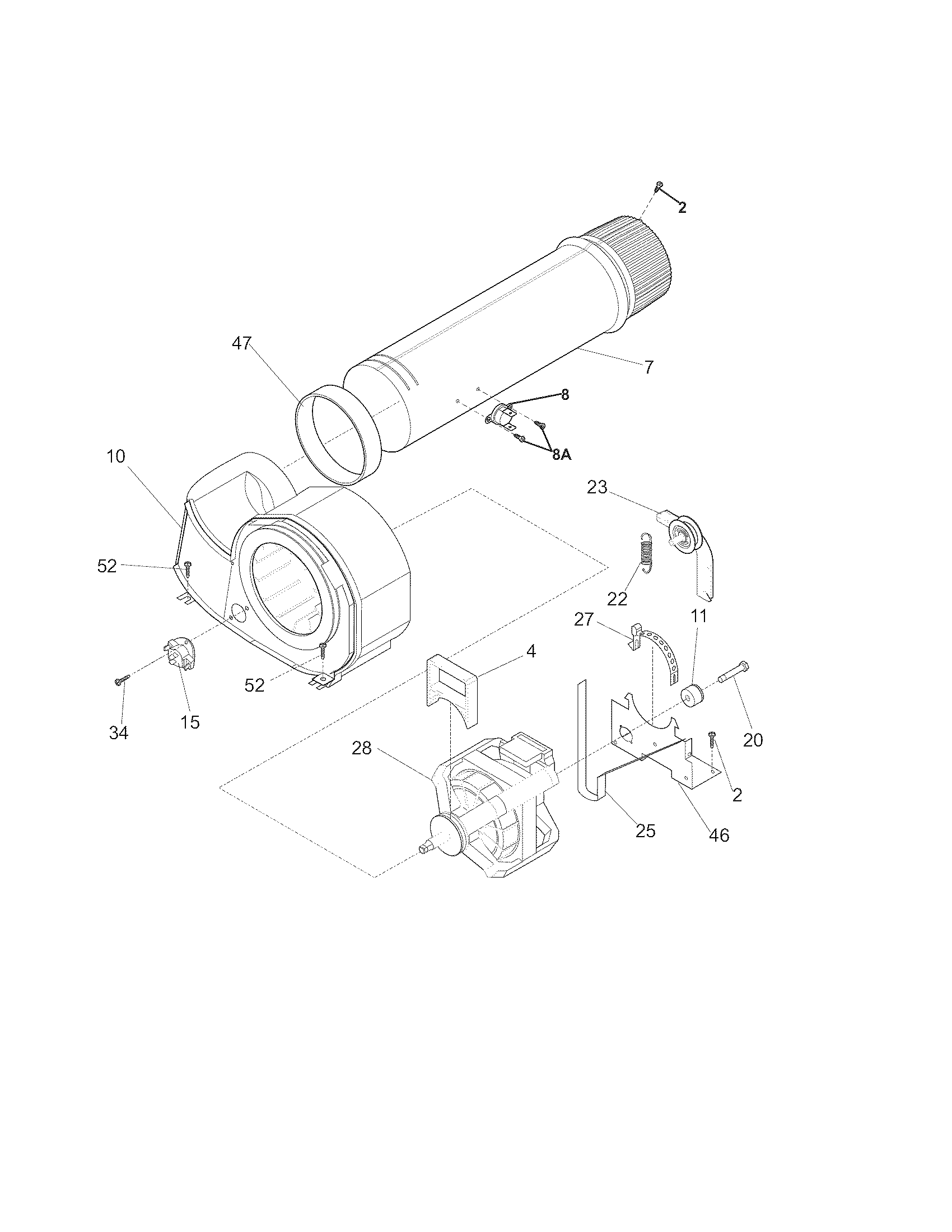 Frigidaire GCEQ2170KS0 motor diagram