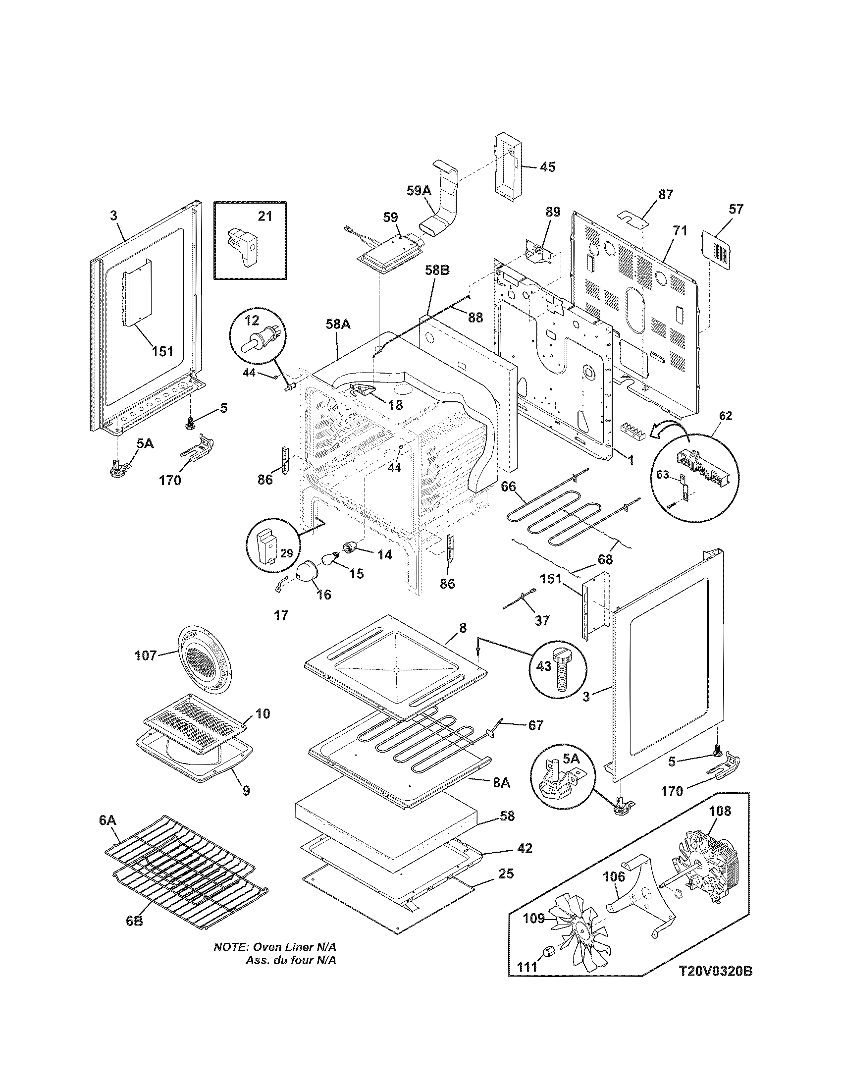 Kenmore 79097434802 body diagram