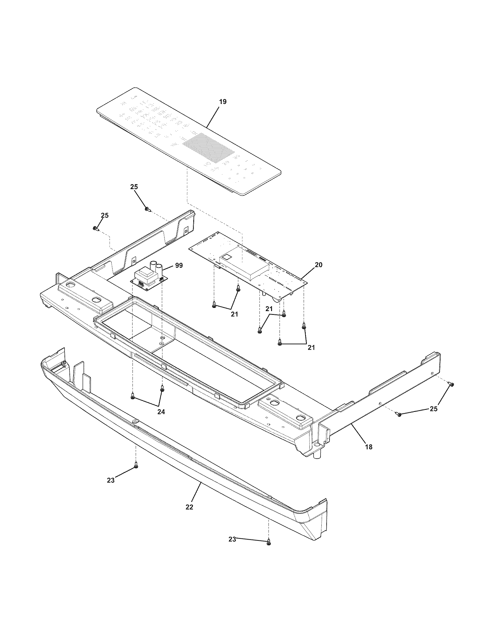 Electrolux EW30GS65GW6 backguard diagram