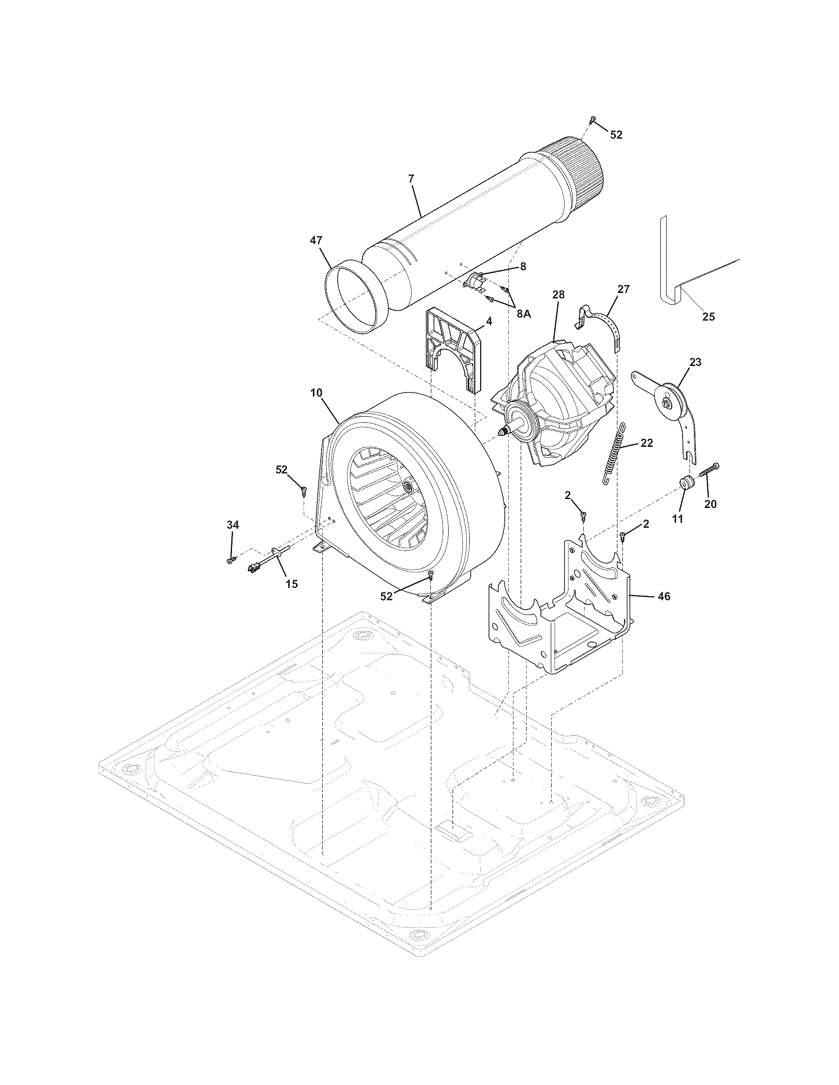 Electrolux EIGD55IRR1 motor diagram
