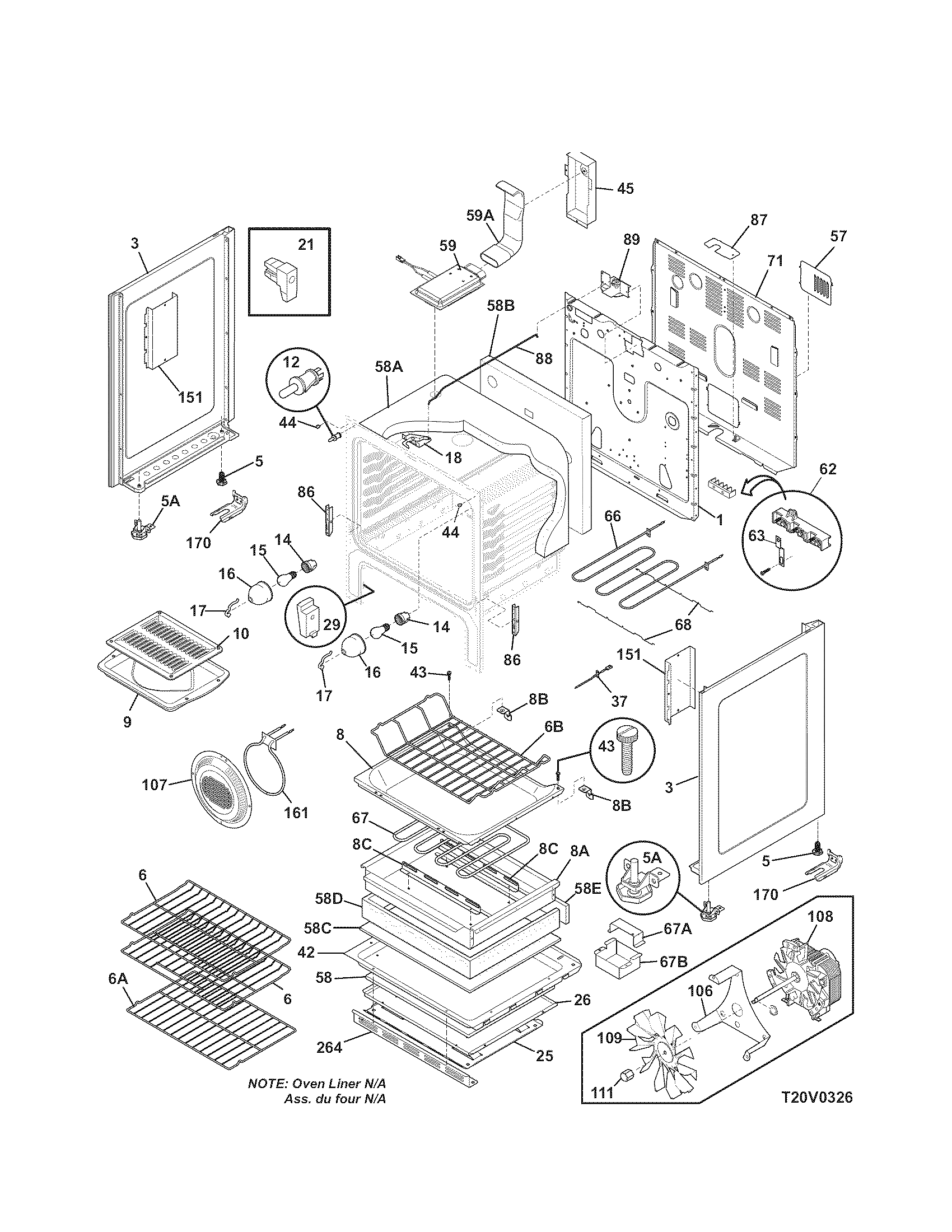 Kenmore 79097423901 body diagram