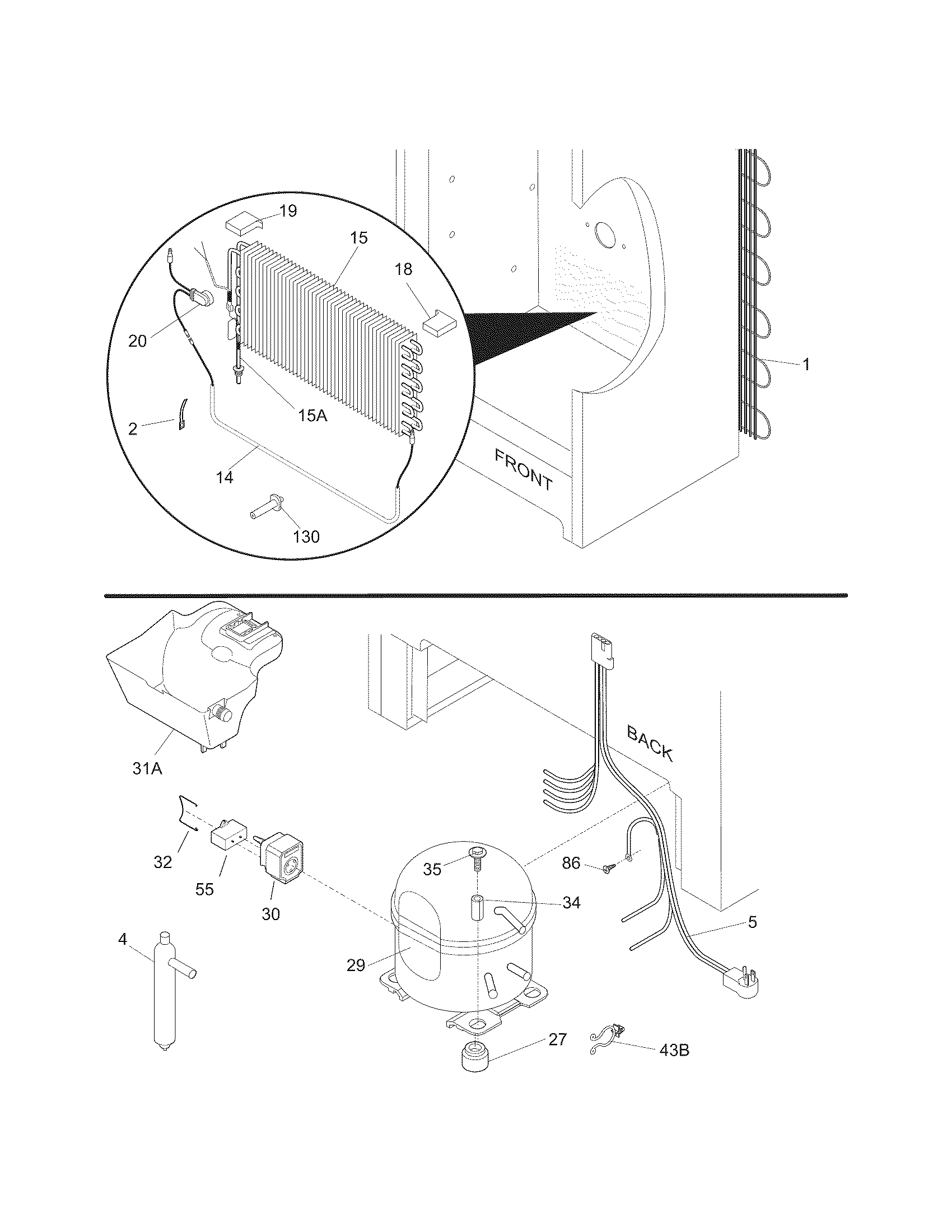 Kenmore 25328432803 system diagram