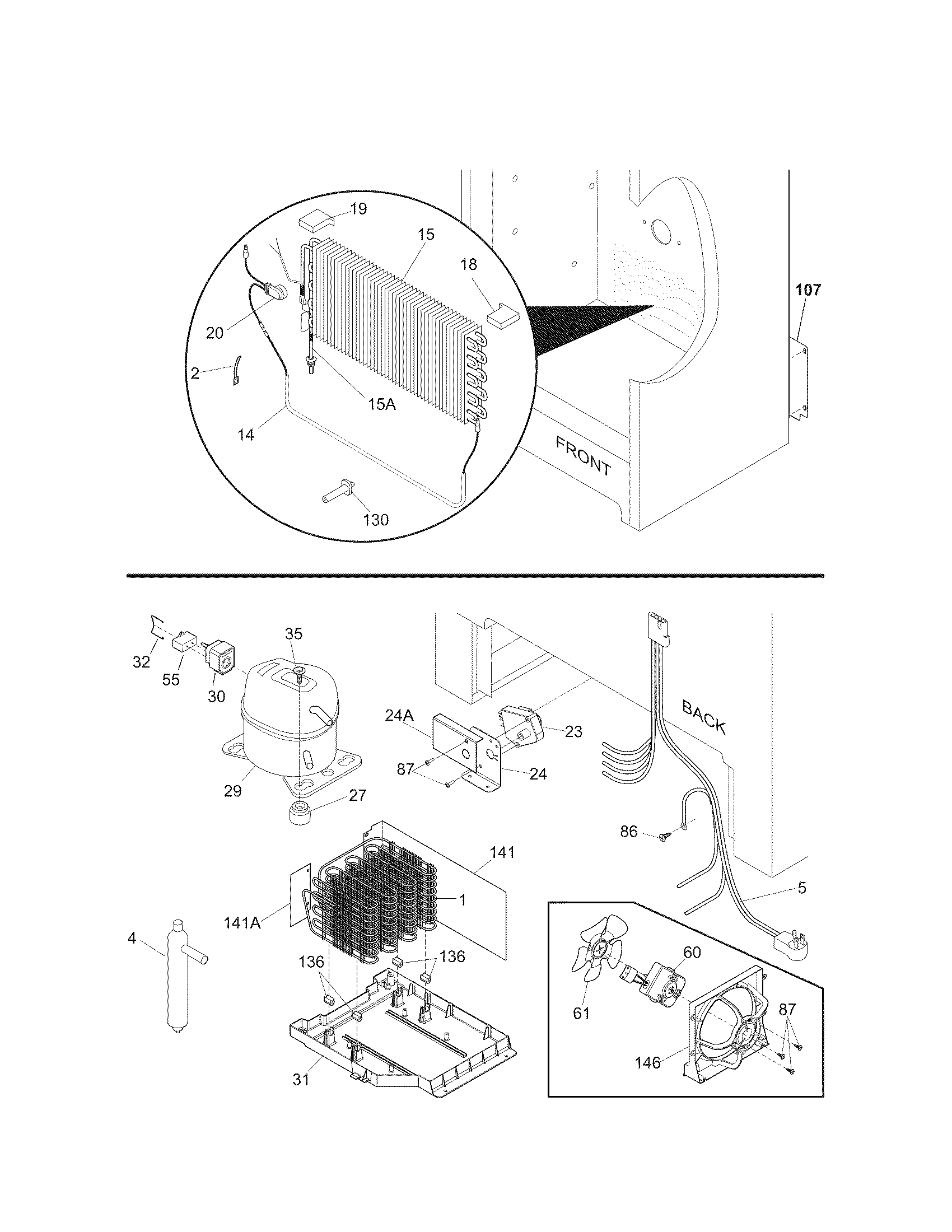 Kenmore Elite 25344733108 system diagram