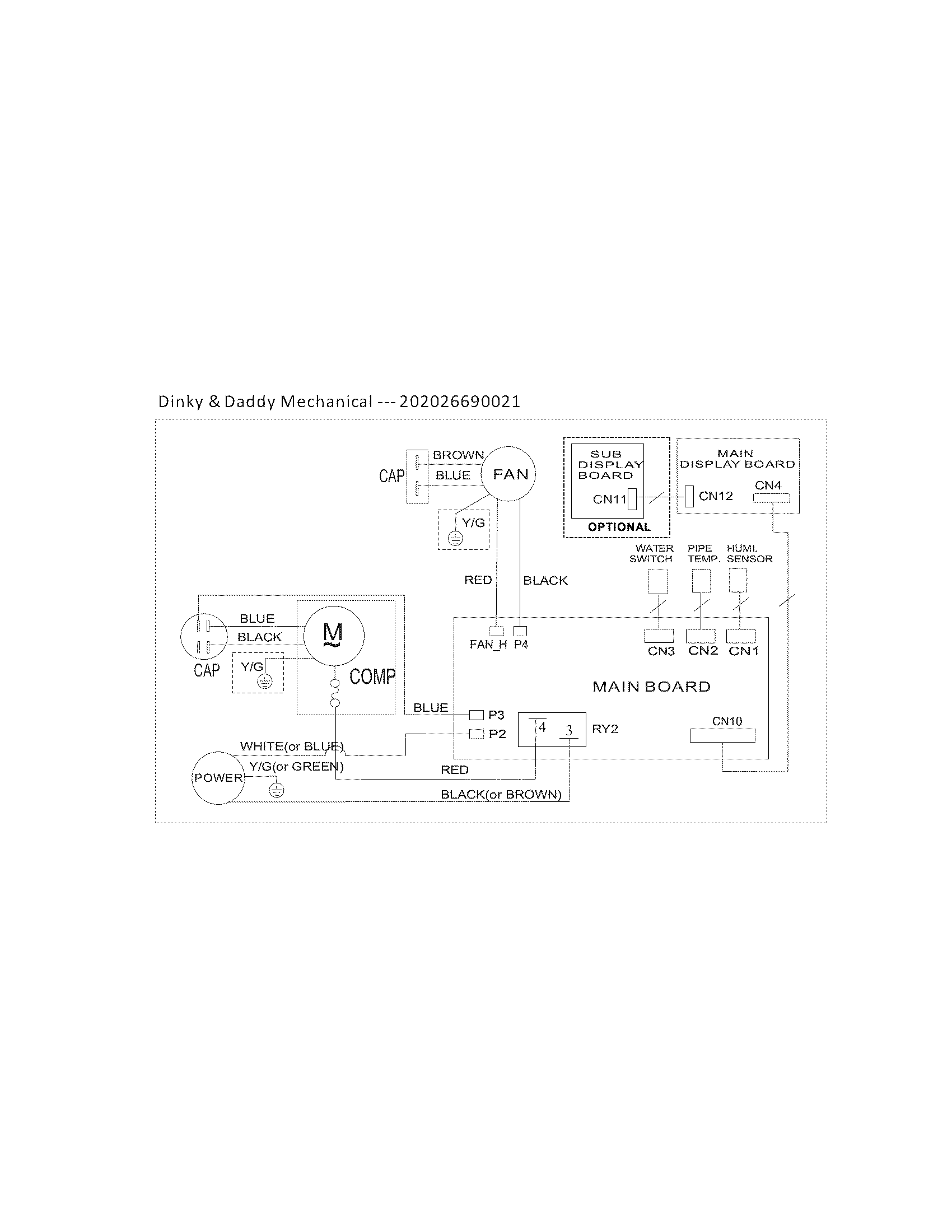 Frigidaire FDB25S1B wiring diagram diagram