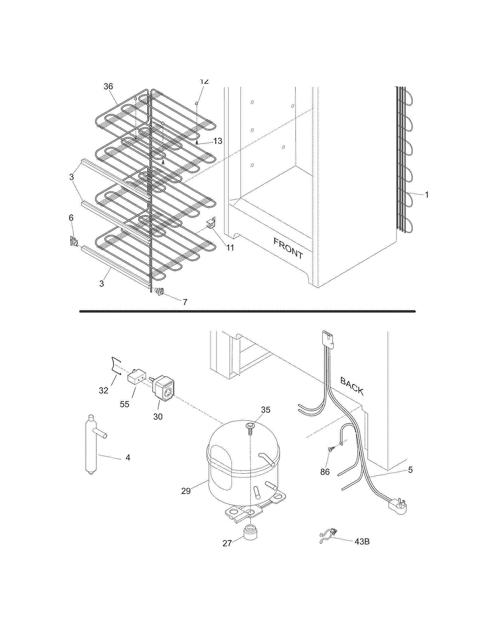 Kenmore 25328722802 system diagram