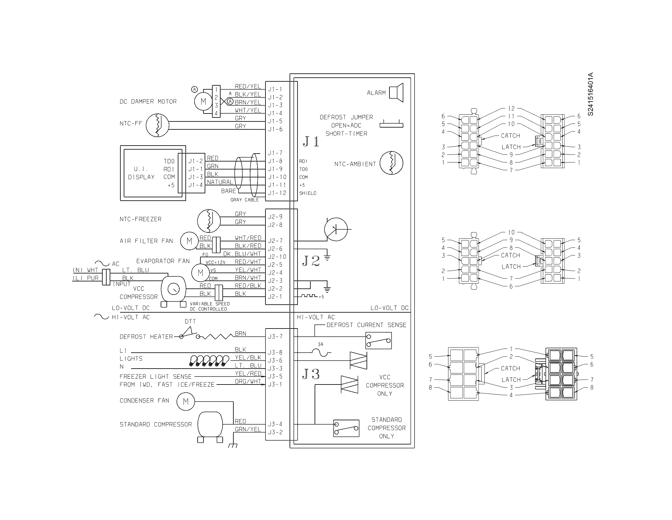 Kenmore Elite 2534450260C wiring schematic diagram