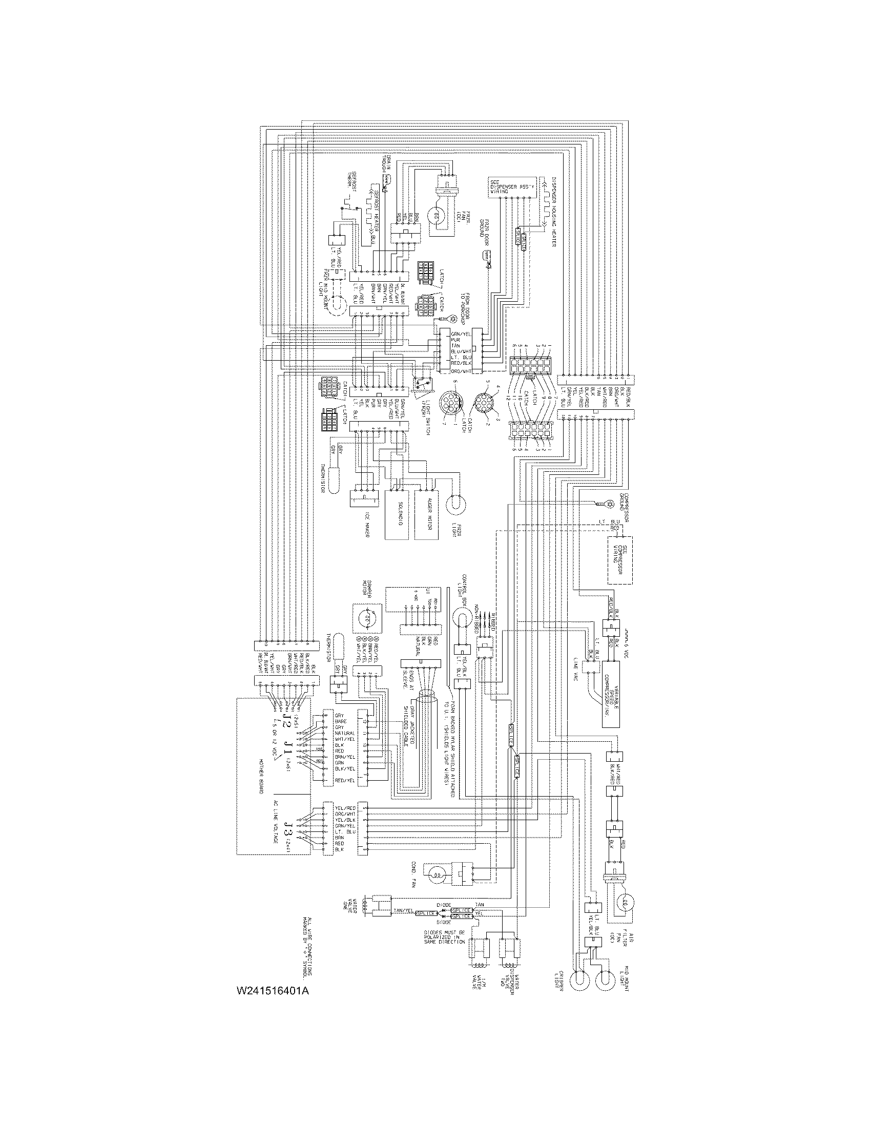Kenmore Elite 2534450260C wiring diagram diagram