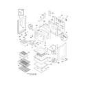 Frigidaire FGEF3031KBB body diagram