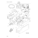 Electrolux EI28BS56IW0 ice maker diagram