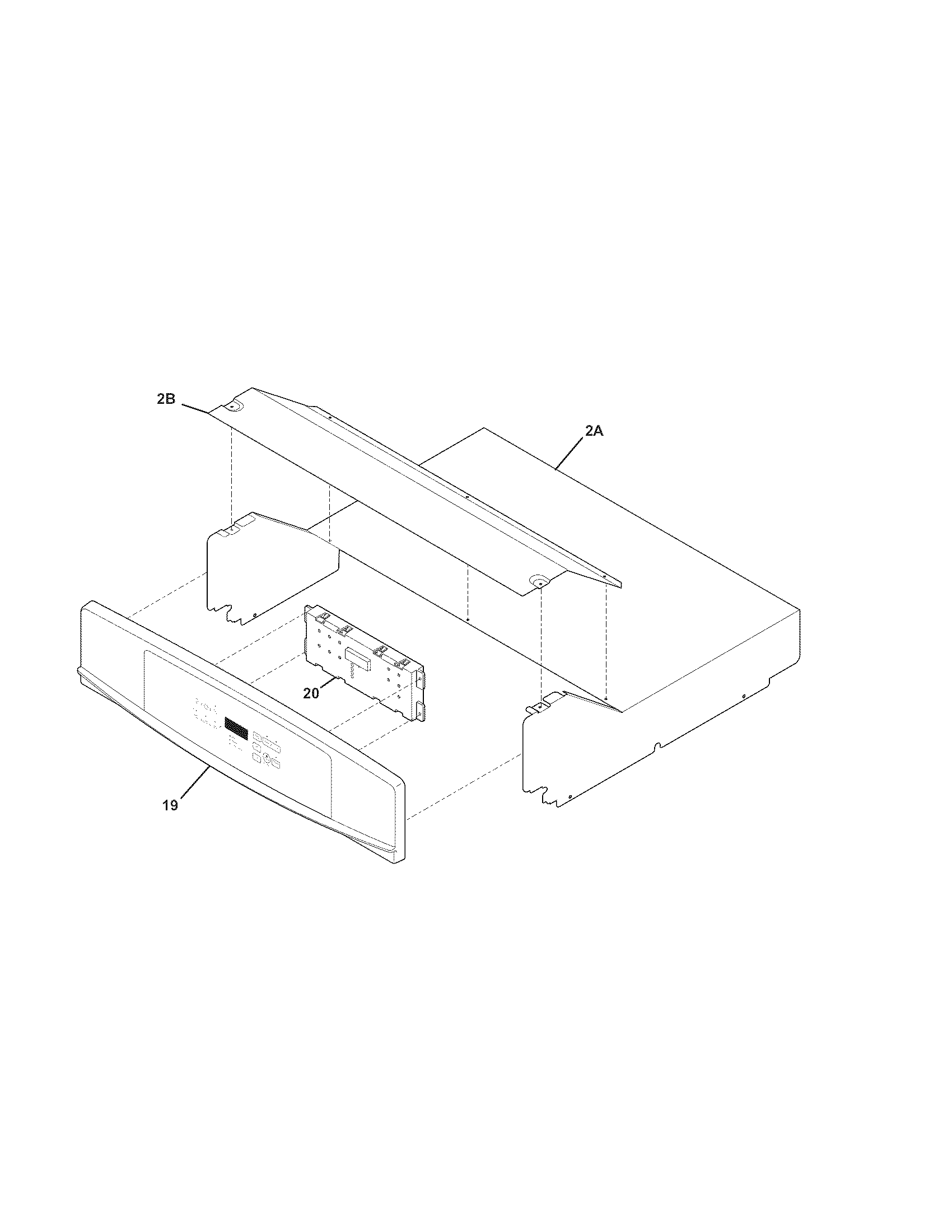 Kenmore 79048789900 control panel diagram
