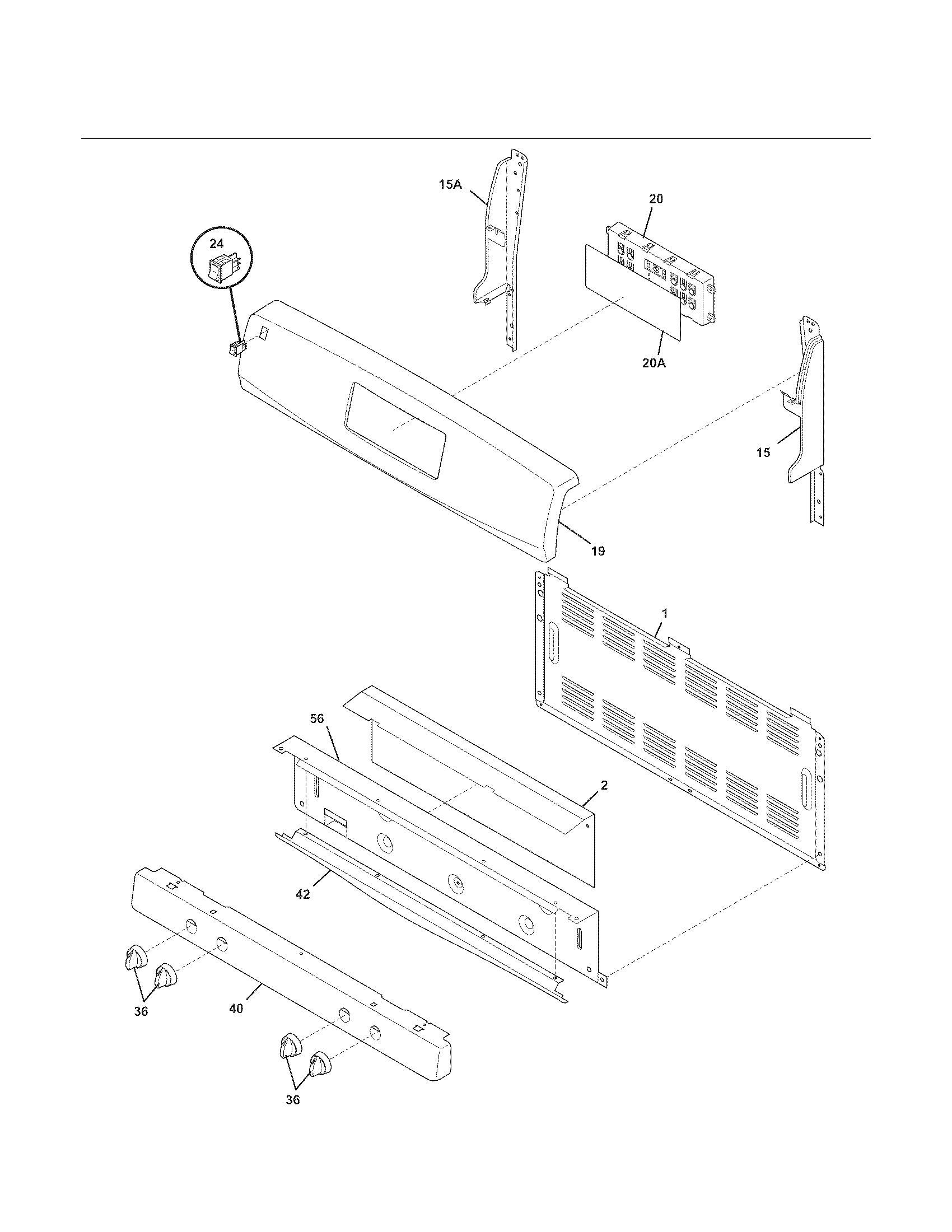 Kenmore 79071369706 backguard diagram