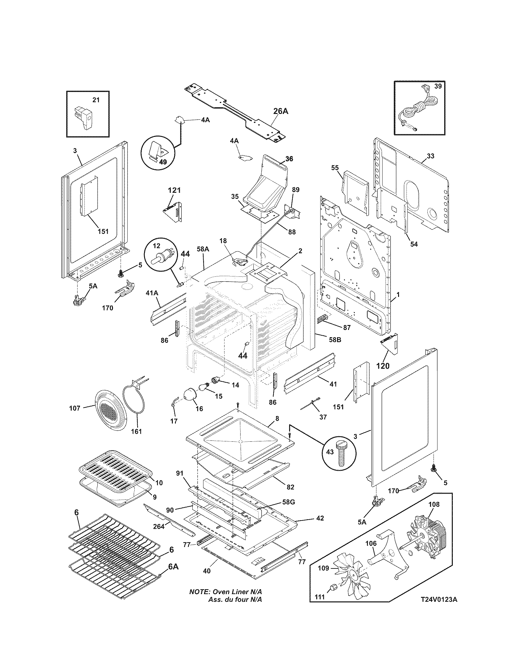 Kenmore 79078883901 body diagram