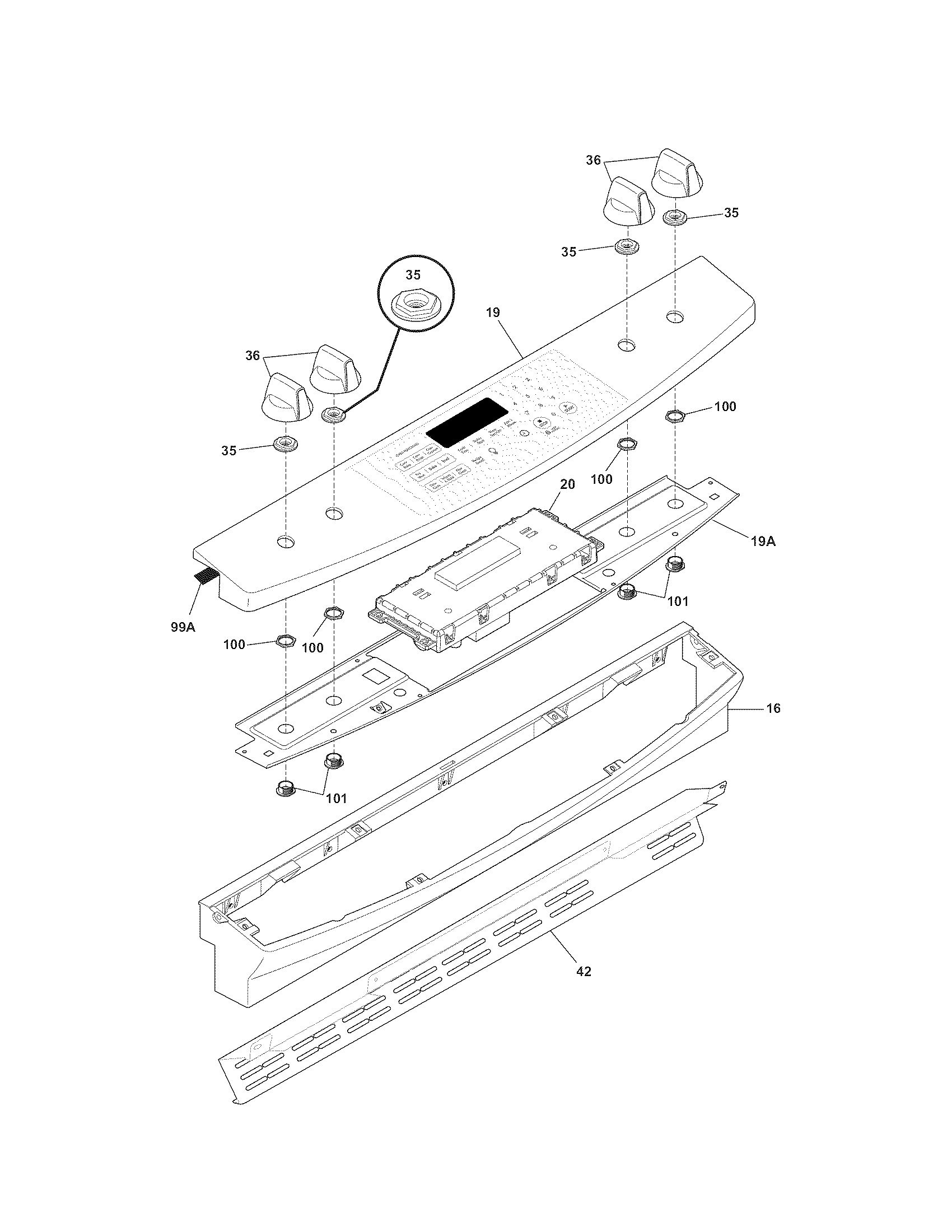 Kenmore 79036904900 backguard diagram