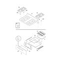 Frigidaire CFGF337GSE top/drawer diagram