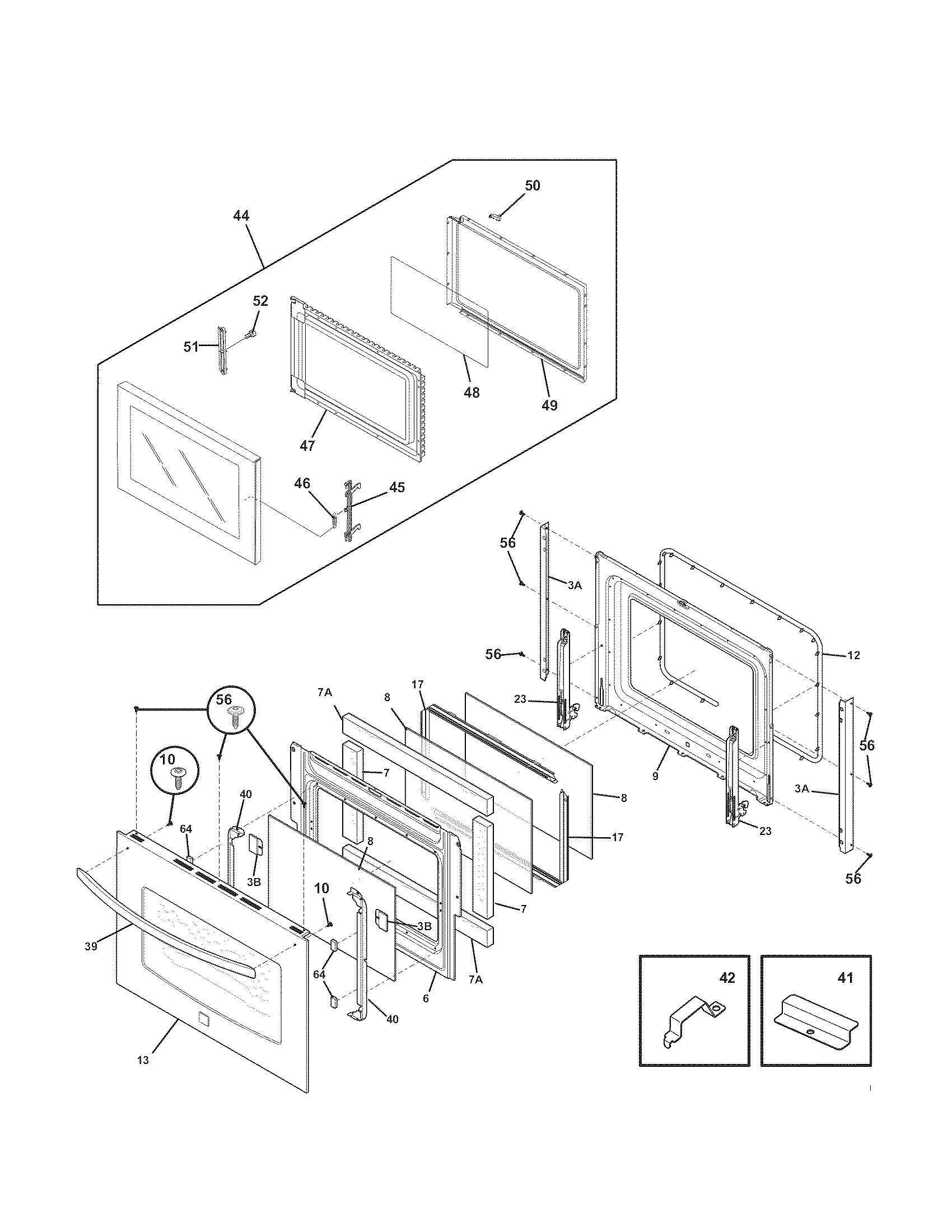 Kenmore 79048843900 doors diagram