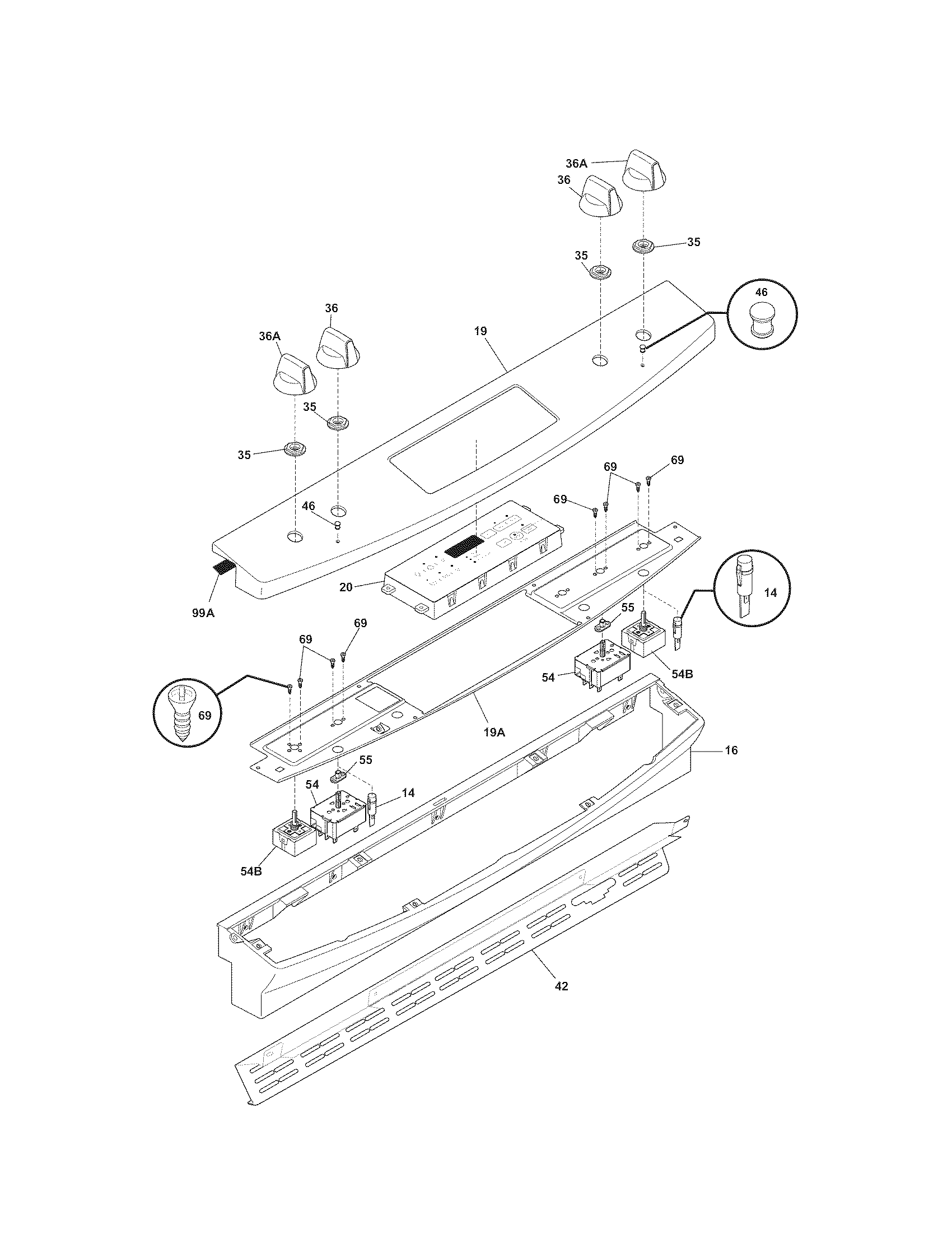 Kenmore 79045592900 backguard diagram