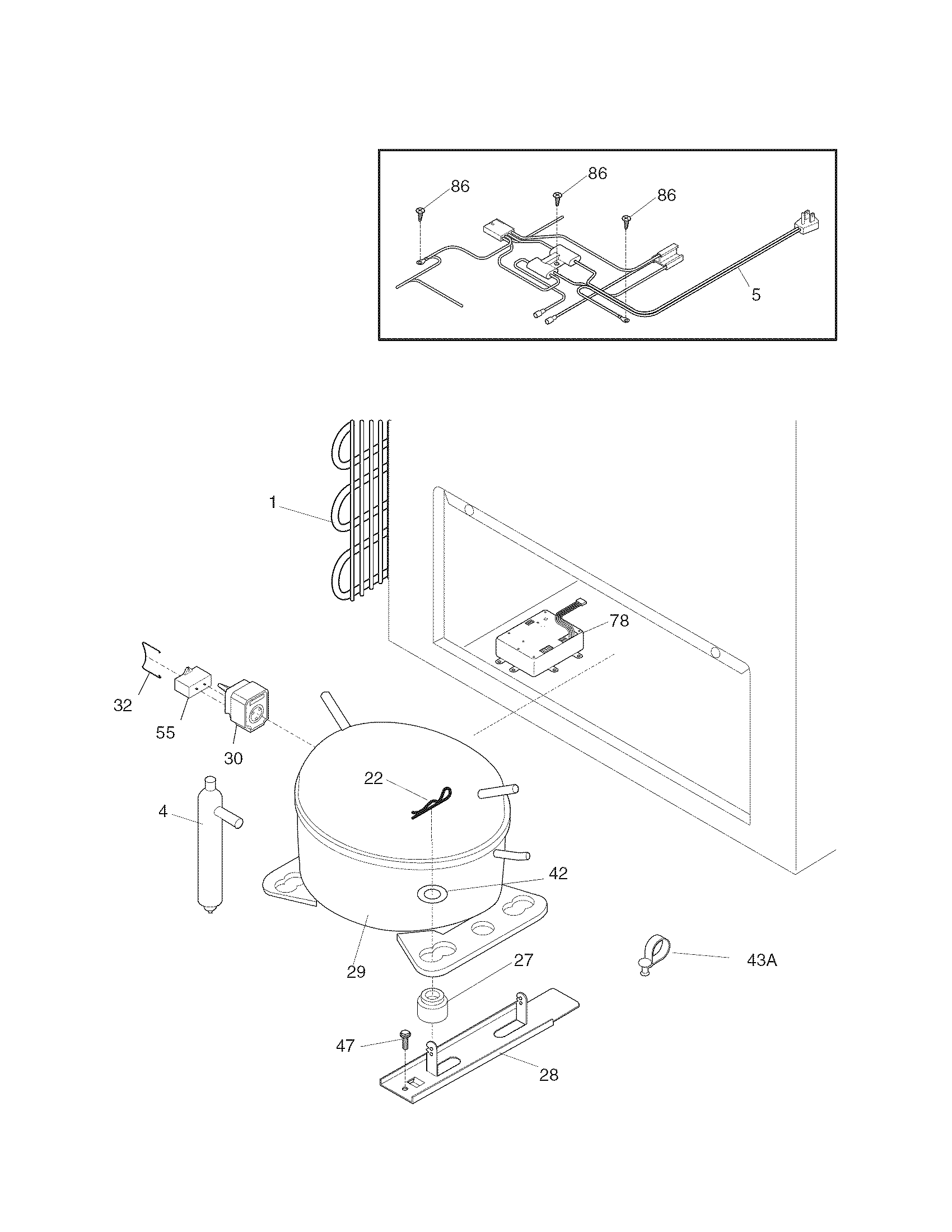 Kenmore Elite 25316582104 system diagram