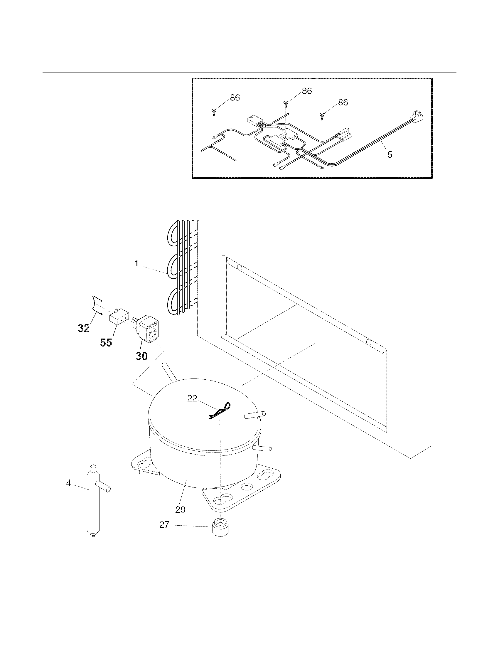 Kenmore 25316949102 system diagram