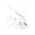 Frigidaire FAQG7017KN0 controls/top panel diagram