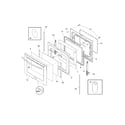 Frigidaire FGEF3057KFB door diagram