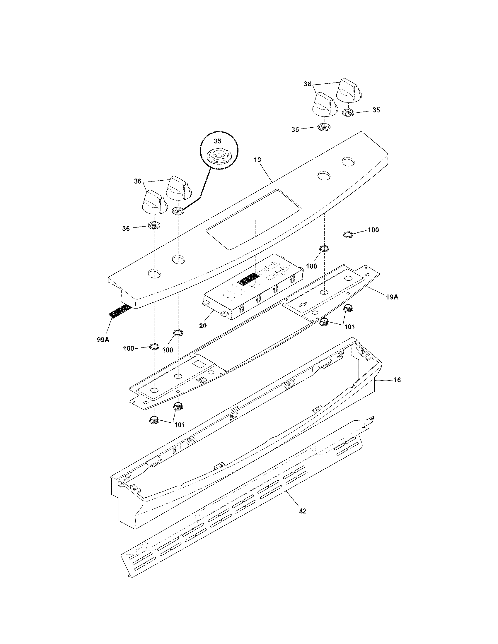Kenmore 79036932900 backguard diagram