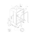 Frigidaire FDB1450CHB4 tub diagram