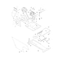 Crosley CLCE500FW4 motor/blower/belt diagram