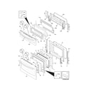 Kenmore Elite 79098023801 door diagram