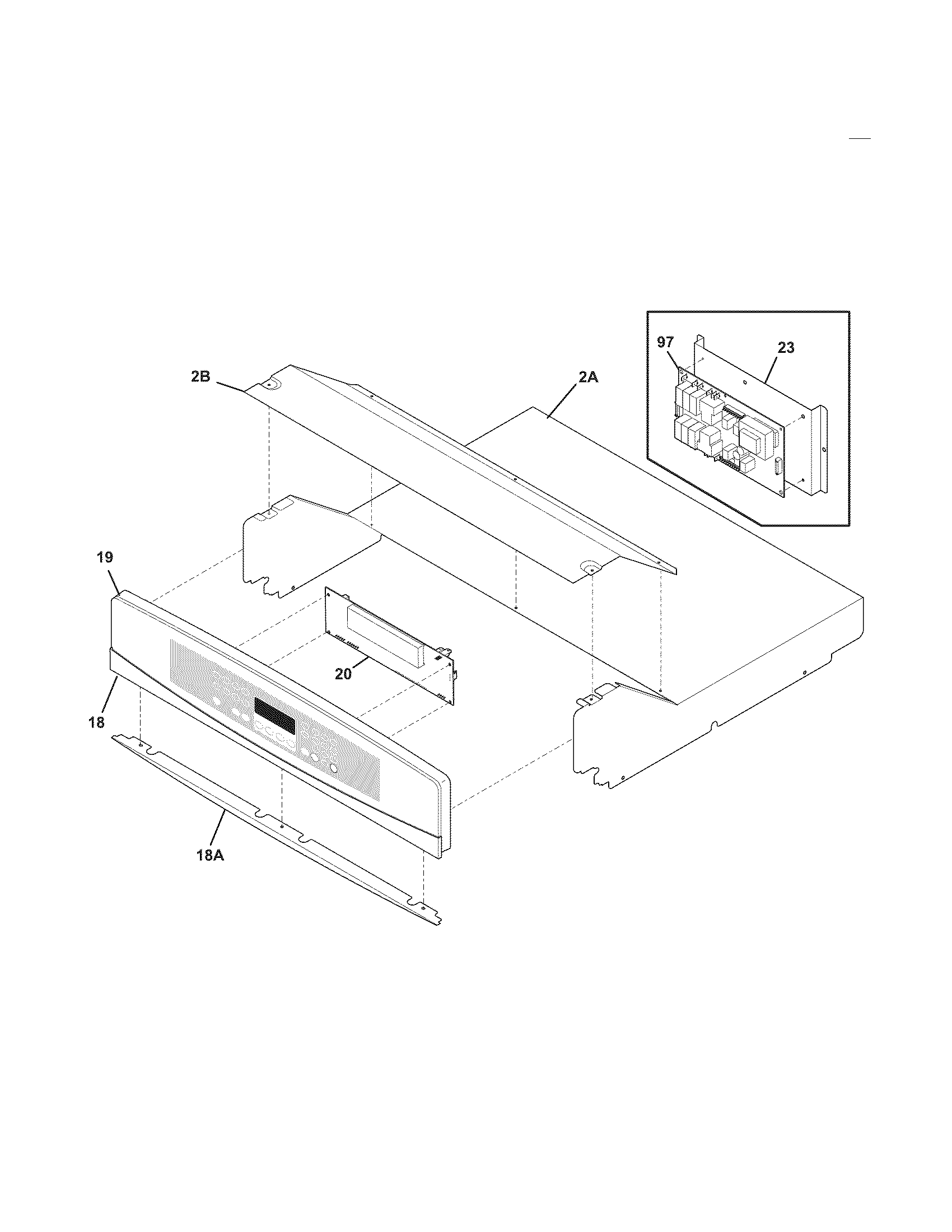 Kenmore Elite 79048143801 control panel diagram