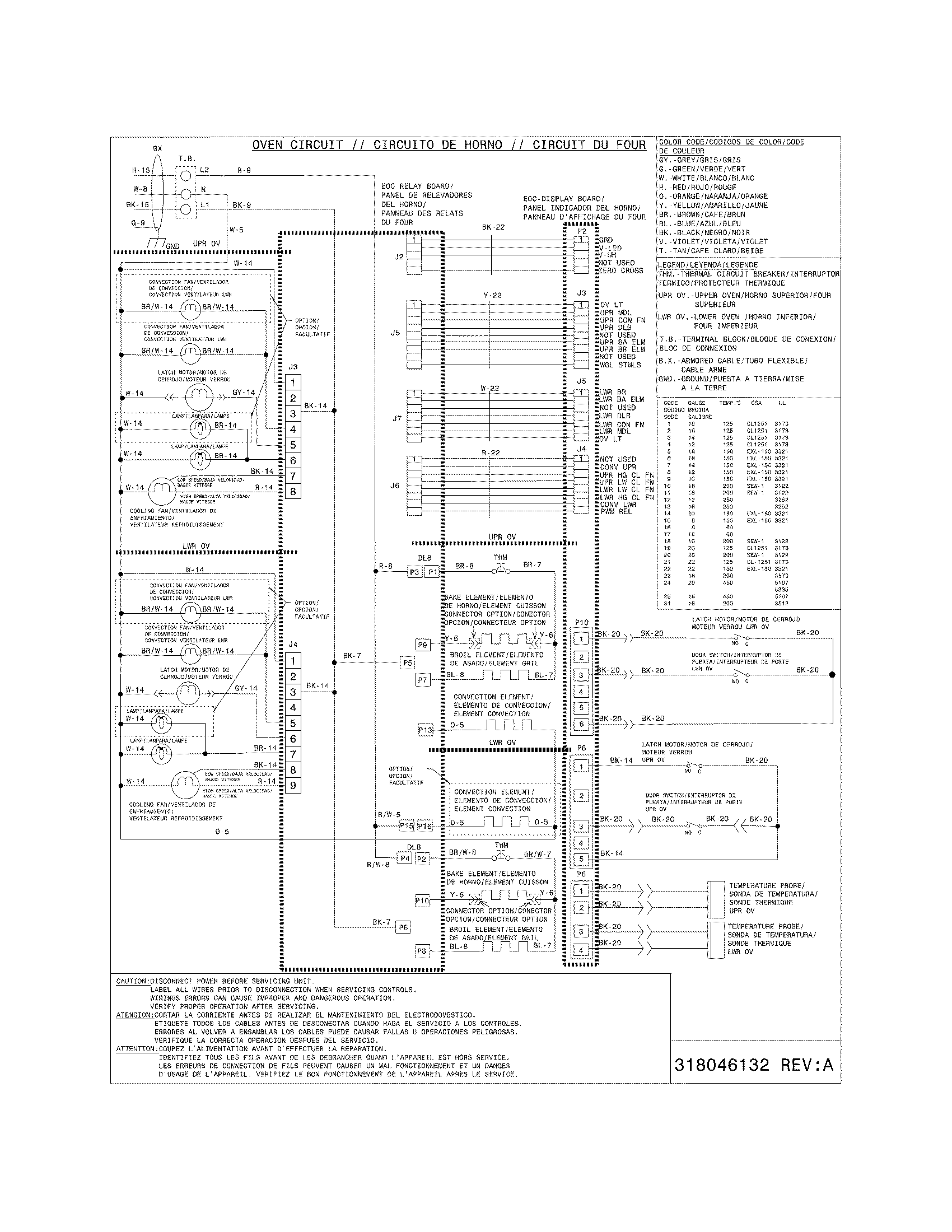 Frigidaire FPET3085KFB wiring diagram diagram