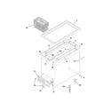 Frigidaire FCCG201FW2 cabinet diagram