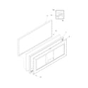 Frigidaire FFC0522DW17 door diagram