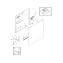 Frigidaire FFBD2405KW0 door diagram