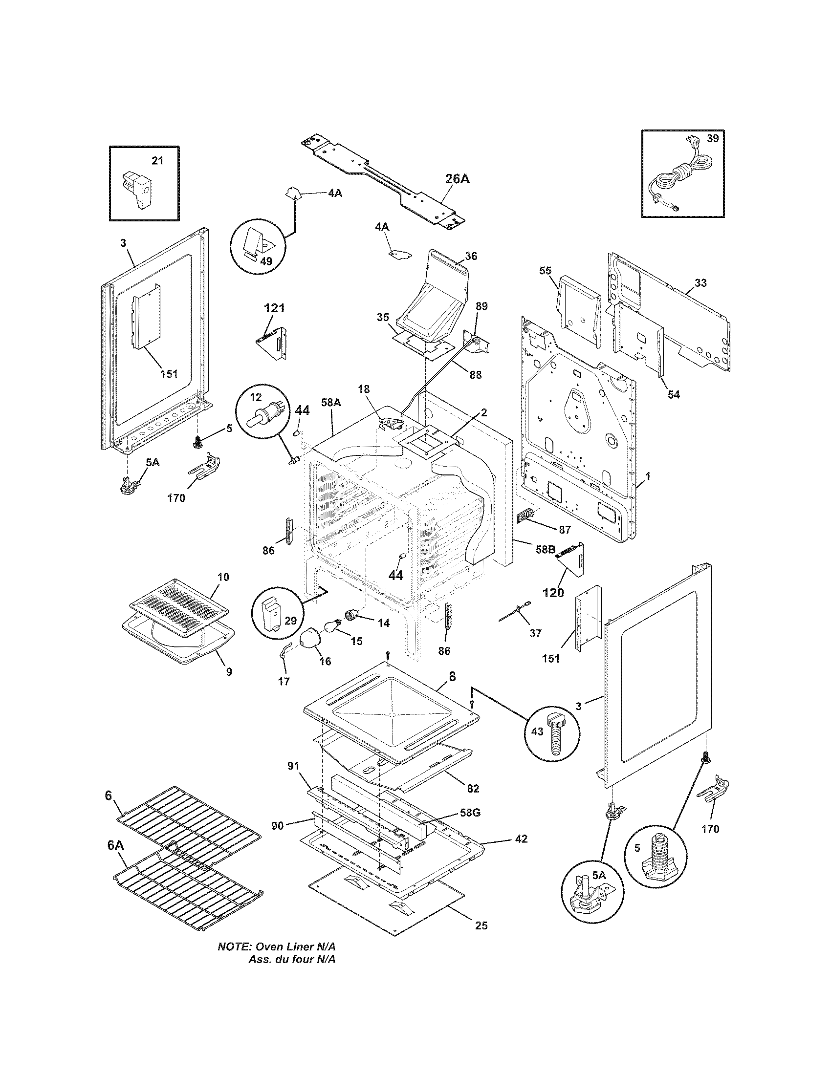 Kenmore 79077444804 body diagram