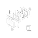 Frigidaire LGGF3032KWD door diagram