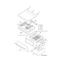 Frigidaire FPEF3081KFC top/drawer diagram