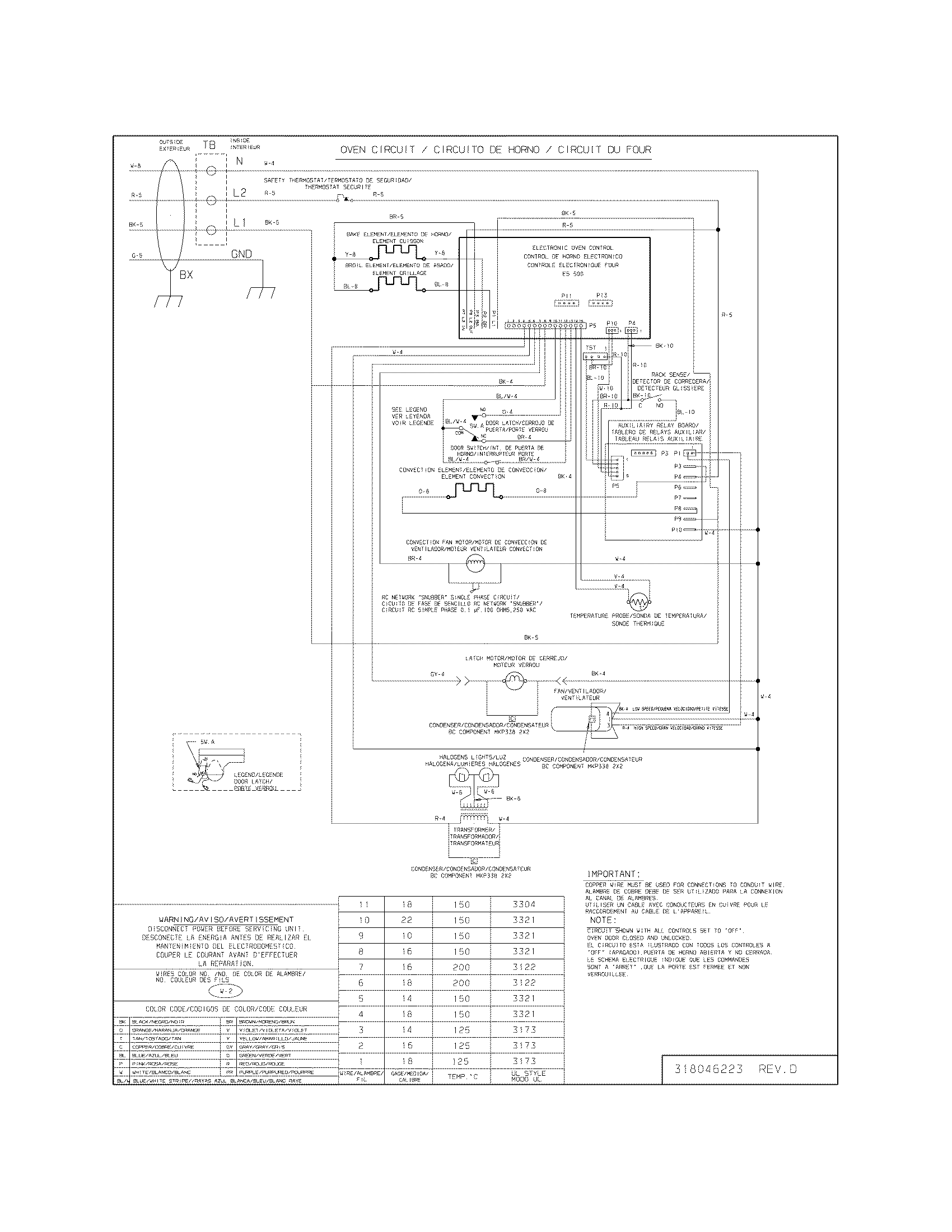Electrolux E30EW75ESS2 wiring diagram diagram