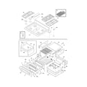 Frigidaire FGFLMC55GCK top/drawer diagram