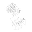 Frigidaire PGLEF385CB2 door diagram