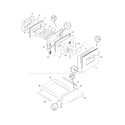 Frigidaire FGB24S5DCH door/drawer diagram