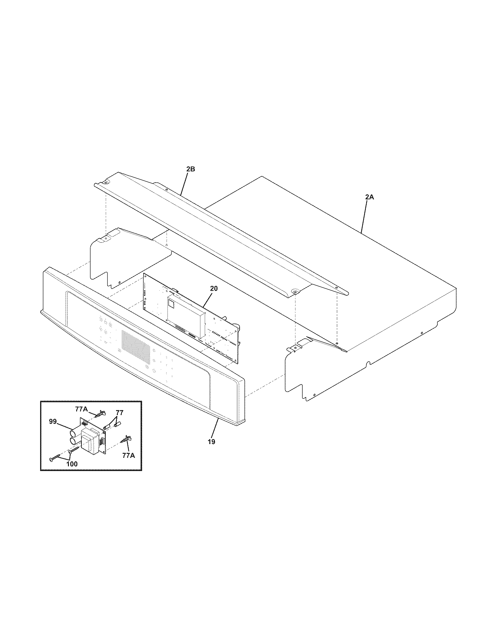 Electrolux EW27EW65GB6 control panel diagram