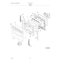 Frigidaire CFGFL87GCE door diagram
