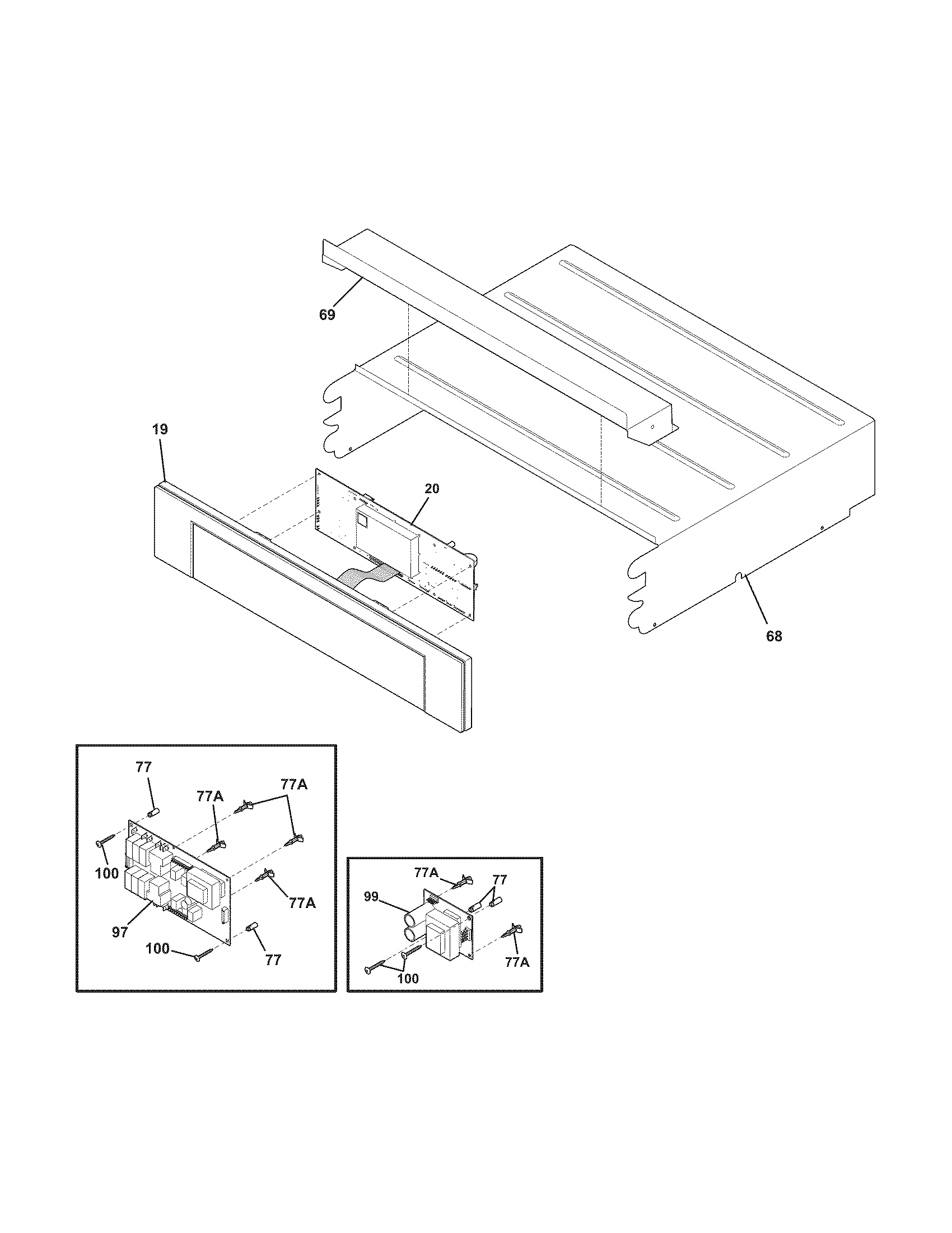 Electrolux E30EW85GSS4 control panel diagram