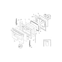 Frigidaire CGGF3042KFD door diagram